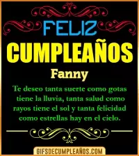 Frases de Cumpleaños Fanny
